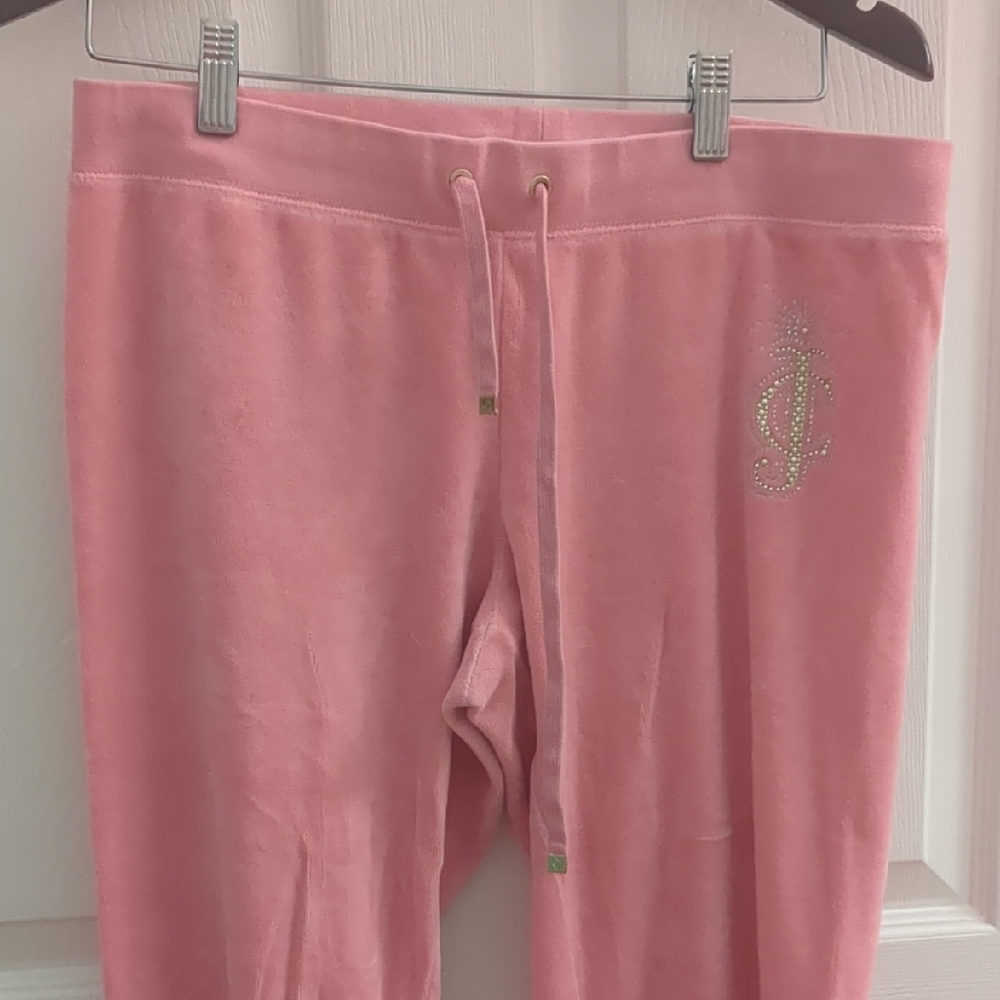 Juicy Couture Pink Velour Sweatpants